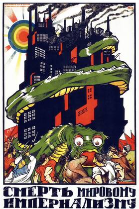 Soviet propaganda pster 1920 s WHA !ACHTUNG AUFNAHMEDATUM GESCHÄTZT! Copyright: WHA UnitedArchivesWHA_069_0501