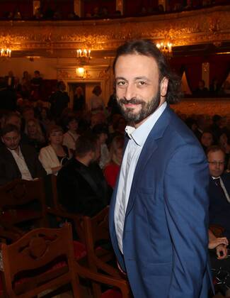 MOSCOW, RUSSIA - SEPTEMBER 13, 2016: Figure skater Ilya Averbukh at Moscow s Bolshoi Theatre where a production of Giuseppe Verdi s opera Simon Boccanegra is to be presented by the Teatro alla Scala (Milan s grand opera house) as part of the 2016 Chereshnevy Les Open Art Festival. Artyom Korotayev TASS  TS03114B