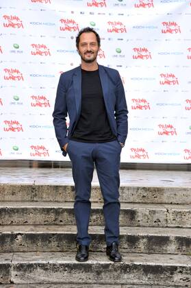 Rome Photocall film First Monday . Pictured: Fabio Troiani Trussardi dress  Copyright: xCamillaxMorandix