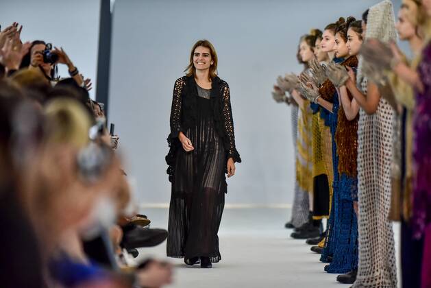 BELO HORIZONTE, MG - 06.10.2016: MINAS TREND OUTONO INVERNO 2017 - The Stylist Raquell Guimarães drante Doisélles the designer& 39;s fashion show during the nineteenth edition of the Minas Trend - Autumn Winter 2017 hen Expominas in Belo Horizontzonte, MG. on the afternoon of Thursday (06). x1211795x  MourãoxPanda