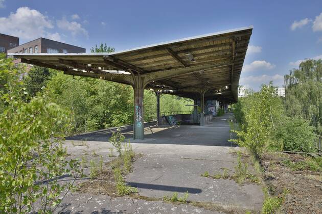 Siemensbahn, Wernerwerk, Siemensdamm, Siemensstadt, Berlin, Deutschland Siemensbahn Wernerwerk Siemensstadt Berlin Deutschland