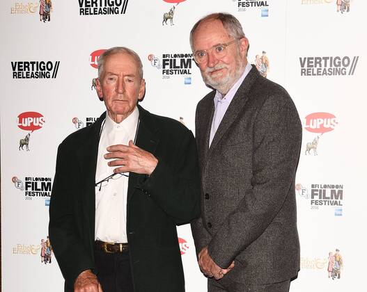 Ethel and Ernest BFI LFF screening London, UK. Raymond Briggs and Jim Broadbent at the 60th BFI London Film Festival sceening of Ethel and Ernest at The Curzon Mayfair, Curzon Street, London on Saturday 15 October 2016 LMK392-62602-171016
