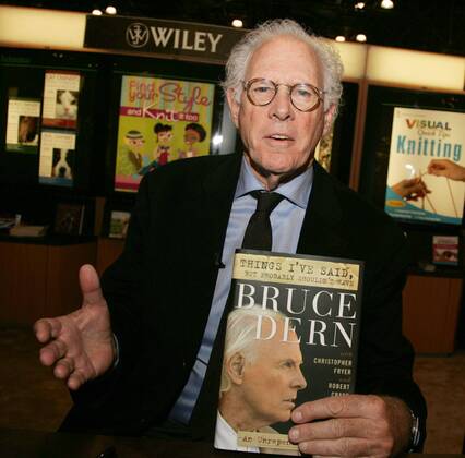 Jun 02, 2007 - New York, NY, USA - Author actor BRUCE DERN promotes his new book Things I ve Said, But Probably Shouldn t Have: An Unrepentant Memoir at the BookExpo America 2007 trade show held at the Jacob Javits Convention Center. - ZUMAk03_ 20070602_nan_k03_017