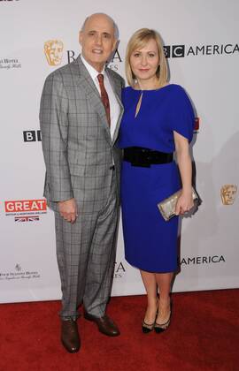 January 7, 2017 - Beverly Hills, CA, United States - 07 January 2017 - Beverly Hills, California - Jeffrey Tambor, Kasia Ostlun. The BAFTA Tea Party held at the Four Seasons Hotel Los Angeles. Photo Credit: AdMedia Beverly Hills United States - ZUMAa123 20170107_zaa_a123_572