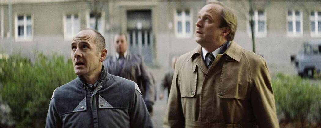 Feb 09, 2007 - Berlin, GERMANY - RELEASE DATE: February 9, 2007 (USA). GERMAN TITLE: Das Leben der Anderen. DIRECTOR: Florian Henckel von Donnersmarck. STUDIO: Wiedemann & Berg Filmproduktion Sony Pictures Classics. PLOT: A horrifying, sometimes unintentionally funny system of observation in the former East Germany. PICTURED: ULRICH TUKUR and ULRICH MUHE. - ZUMAg90_ 20070209_ddn_g90_423