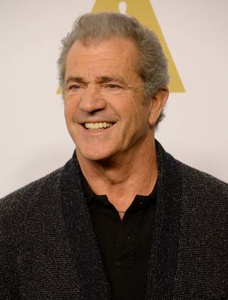 Actor filmmaker Mel Gibson attends the 89th annual Academy Awards Oscar nominees luncheon at the Beverly Hilton Hotel in Beverly Hills, California on February 6, 2017.  LAP20170206081 JIMxRUYMEN
