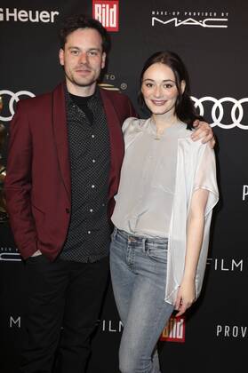 Florian Bartholomäi und Maria Ehrich beim Place To B Pre Berlinale Dinner im Provocateur. Berlin, 07.02.2017 Foto:xS.xGabschx xFuturexImage
