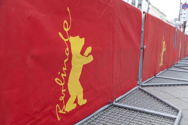 Berlinale Logo an Bande 2017 Berlinale Logo an Bande 2017