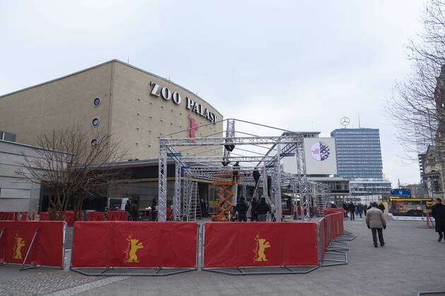 Aufbauarbeiten Zoo Palast Berlin 2017 Aufbauarbeiten Zoo Palast Berlin 2017