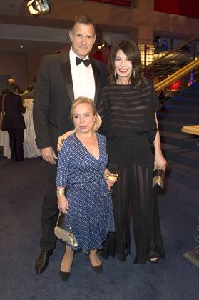 Christine Urspruch, Heiko Kiesow and Iris Berben attending the opening party at the 67th Berlin International Film Festival Berlinale 2017 at Berlinale Palast on February 9, 2017 in Berlin, Germany. Foto:xF.xKernx xFuturexImage