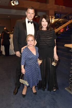 Iris Berben, her boyfriend Heiko Kiesow and Christine Urspruch attending the opening party at the 67th Berlin International Film Festival Berlinale 2017 at Berlinale Palast on February 9, 2017 in Berlin, Germany. Foto:xF.xKernx xFuturexImage