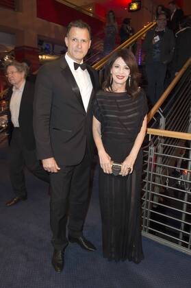 Heiko Kiesow and Iris Berben attending the opening party at the 67th Berlin International Film Festival Berlinale 2017 at Berlinale Palast on February 9, 2017 in Berlin, Germany. Foto:xF.xKernx xFuturexImage