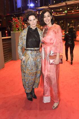 Bibiana Beglau and Dorka Gryllus attending the opening party at the 67th Berlin International Film Festival Berlinale 2017 at Berlinale Palast on February 9, 2017 in Berlin, Germany. Foto:xF.xKernx xFuturexImage
