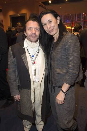 David Bennent and Shermin Langhoff attending the opening party at the 67th Berlin International Film Festival Berlinale 2017 at Berlinale Palast on February 9, 2017 in Berlin, Germany. Foto:xF.xKernx xFuturexImage