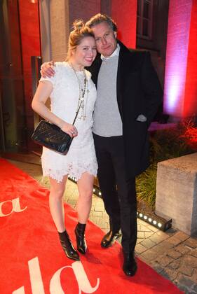 Caroline Frier mit Ehemann Dirk Borchardt Berlinale Opening Night by Gala und UFA im Hotel Das Stue in Berlin am 09.02.2017