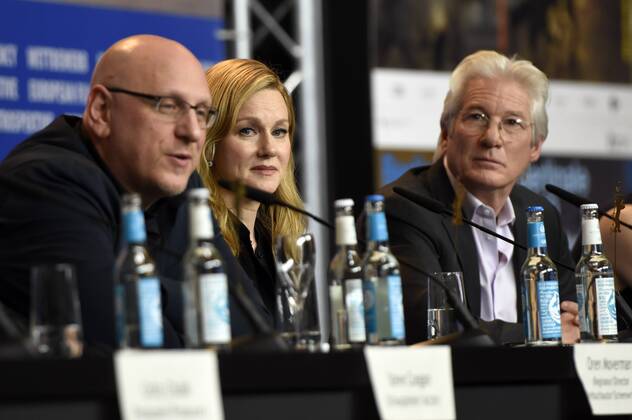 Oren Moverman, Laura Linney and Richard Gere during the The Dinner press conference at the 67th Berlin International Film Festival Berlinale 2017 on February 10, 2017 in Berlin, Germany. Foto:xC.xNiehausx xFuturexImage