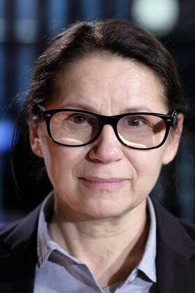 Regisseurin Ildiko Enyedi beim RadioEins Berlinale Nighttalk in der XXL-Lounge am Rande der 67. Berlinale 67. Internationale Filmfestspiele Berlin