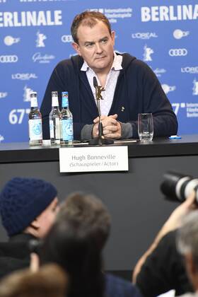 Schauspieler Hugh Bonneville bei der Pressekonferenz zum Film VICEROY S HOUSE anlässlich der 67. Berlinale 67. Internationale Filmfestspiele Berlin