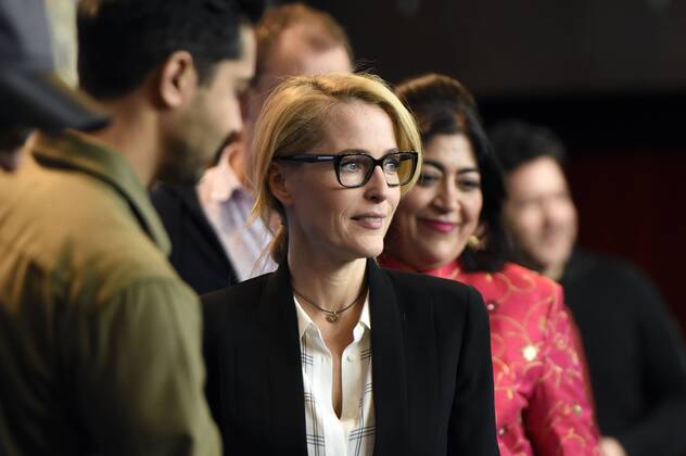 Gillian Anderson during the Viceroy s House press conference at the 67th Berlin International Film Festival Berlinale 2017 on February 12, 2017 in Berlin, Germany. Foto:xC.xNiehausx xFuturexImage