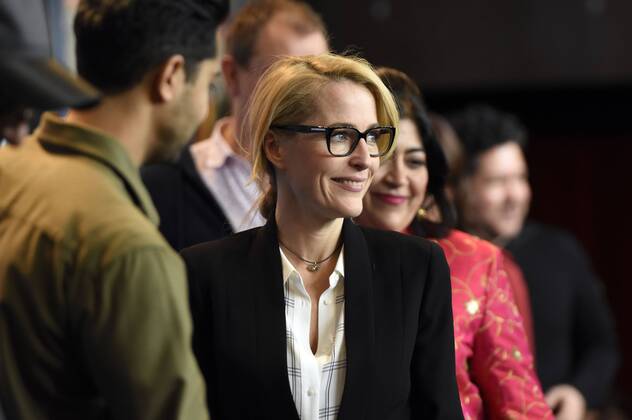 Gillian Anderson during the Viceroy s House press conference at the 67th Berlin International Film Festival Berlinale 2017 on February 12, 2017 in Berlin, Germany. Foto:xC.xNiehausx xFuturexImage
