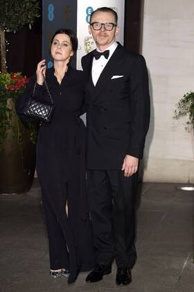 Simon Pegg mit Gattin Maureen bei der After Party der BAFTA Film Awards 2017 70th British Academy Film Awards im Grosvenor House Hotel. London, 12.02.2017 Simon Pegg mit Gattin Maureen  Foto:xS.xVasx xFuturexImage