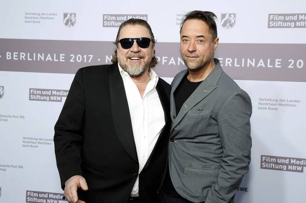 Armin Rohde und Jan Josef Liefers beim NRW Empfang 2017 während der Berlinale 2017 in der Vertretung des Landes Nordrhein-Westfalen. Berlin, 12.02.2017 Foto:xD.xBedrosianx xFuturexImage
