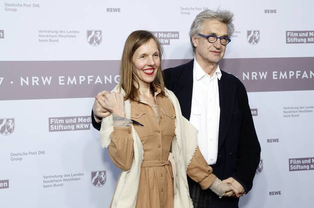 Wim Wenders mit Ehefrau Donata beim NRW Empfang 2017 während der Berlinale 2017 in der Vertretung des Landes Nordrhein-Westfalen. Berlin, 12.02.2017 Foto:xD.xBedrosianx xFuturexImage