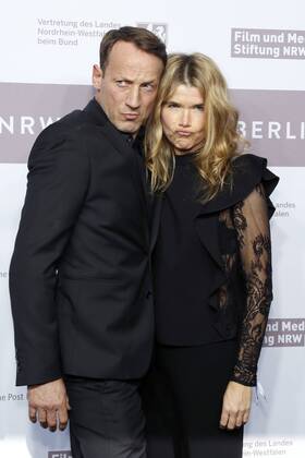 Wotan Wilke Möhring und Anke Engelke beim NRW Empfang 2017 während der Berlinale 2017 in der Vertretung des Landes Nordrhein-Westfalen. Berlin, 12.02.2017 Foto:xD.xBedrosianx xFuturexImage