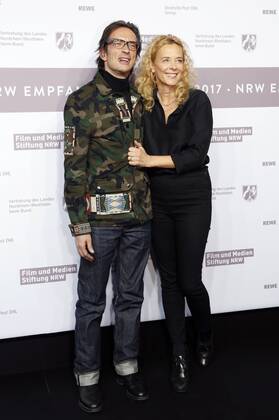Oskar Roehler und Katja Riemann beim NRW Empfang 2017 während der Berlinale 2017 in der Vertretung des Landes Nordrhein-Westfalen. Berlin, 12.02.2017 Foto:xD.xBedrosianx xFuturexImage