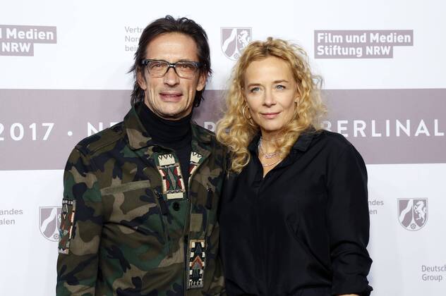 Oskar Roehler und Katja Riemann beim NRW Empfang 2017 während der Berlinale 2017 in der Vertretung des Landes Nordrhein-Westfalen. Berlin, 12.02.2017 Foto:xD.xBedrosianx xFuturexImage