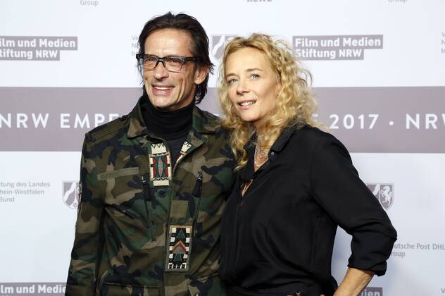 Oskar Roehler und Katja Riemann beim NRW Empfang 2017 während der Berlinale 2017 in der Vertretung des Landes Nordrhein-Westfalen. Berlin, 12.02.2017 Foto:xD.xBedrosianx xFuturexImage