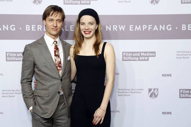 Tom Schilling und Paula Beer beim NRW Empfang 2017 während der Berlinale 2017 in der Vertretung des Landes Nordrhein-Westfalen. Berlin, 12.02.2017 Foto:xD.xBedrosianx xFuturexImage