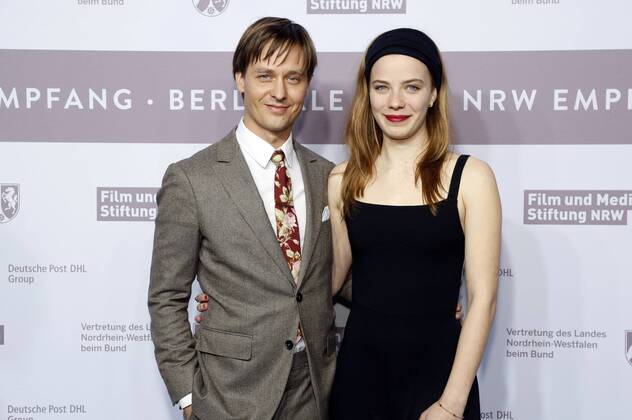 Tom Schilling und Paula Beer beim NRW Empfang 2017 während der Berlinale 2017 in der Vertretung des Landes Nordrhein-Westfalen. Berlin, 12.02.2017 Foto:xD.xBedrosianx xFuturexImage
