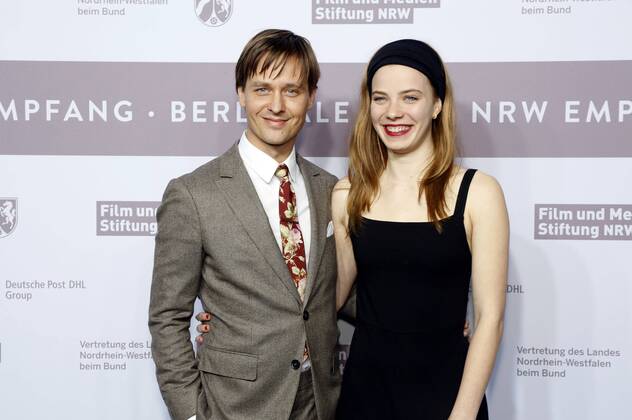 Tom Schilling und Paula Beer beim NRW Empfang 2017 während der Berlinale 2017 in der Vertretung des Landes Nordrhein-Westfalen. Berlin, 12.02.2017 Foto:xD.xBedrosianx xFuturexImage