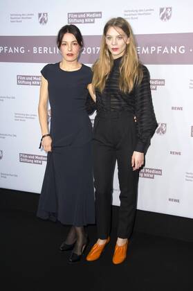 Nicolette Krebitz und Lilith Stangenberg beim NRW Empfang 2017 während der Berlinale 2017 in der Vertretung des Landes Nordrhein-Westfalen. Berlin, 12.02.2017 Foto:xF.xKernx xFuturexImage