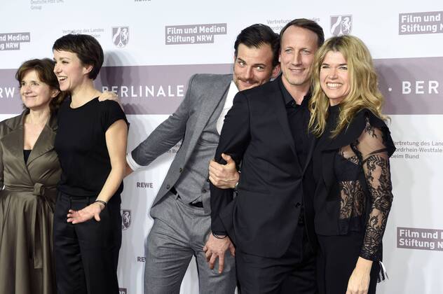 Victoria Trauttmansdorff, Julia Koschitz, Torben Liebrecht, Wotan Wilke Möhring und Anke Engelke beim NRW Empfang 2017 während der Berlinale 2017 in der Vertretung des Landes Nordrhein-Westfalen. Berlin, 12.02.2017 Foto:xF.xKernx xFuturexImage