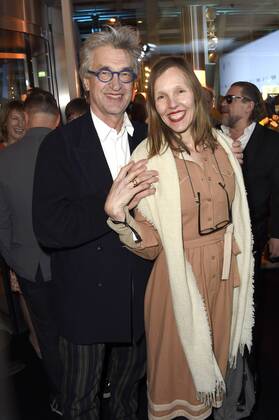 Wim Wenders mit Ehefrau Donata beim NRW Empfang 2017 während der Berlinale 2017 in der Vertretung des Landes Nordrhein-Westfalen. Berlin, 12.02.2017 Foto:xF.xKernx xFuturexImage