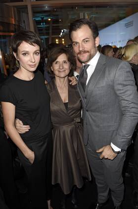 Julia Koschitz, Victoria Trauttmansdorff und Torben Liebrecht beim NRW Empfang 2017 während der Berlinale 2017 in der Vertretung des Landes Nordrhein-Westfalen. Berlin, 12.02.2017 Foto:xF.xKernx xFuturexImage
