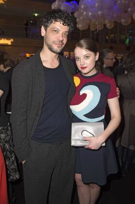 Jella Haase mit Begleitung beim NRW Empfang 2017 während der Berlinale 2017 in der Vertretung des Landes Nordrhein-Westfalen. Berlin, 12.02.2017 Foto:xF.xKernx xFuturexImage