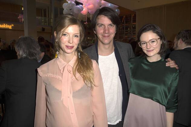 Pheline Roggan, Gast und Lea van Acken beim NRW Empfang 2017 während der Berlinale 2017 in der Vertretung des Landes Nordrhein-Westfalen. Berlin, 12.02.2017 Foto:xF.xKernx xFuturexImage