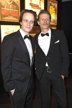 August Diehl und Alexander Scheer beim NRW Empfang 2017 während der Berlinale 2017 in der Vertretung des Landes Nordrhein-Westfalen. Berlin, 12.02.2017 Foto:xF.xKernx xFuturexImage