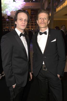 August Diehl und Alexander Scheer beim NRW Empfang 2017 während der Berlinale 2017 in der Vertretung des Landes Nordrhein-Westfalen. Berlin, 12.02.2017 Foto:xF.xKernx xFuturexImage