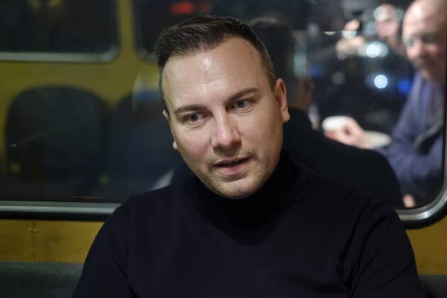 Starkoch Tim Raue zu Gast im RadioEins-Bus am Rande der 67. Berlinale 67. Internationale Filmfestspiele Berlin