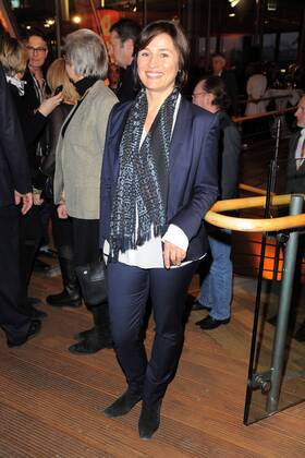 Sandra Maischberger Ankunft ARTE Empfang zur Berlinale 2017 in der Akademie Der Kuenste in Berlin am 13.02.2017