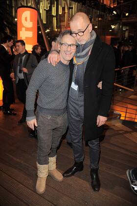 Dani Levy, Peter Lohmeyer Ankunft ARTE Empfang zur Berlinale 2017 in der Akademie Der Kuenste in Berlin am 13.02.2017