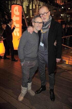 Dani Levy, Peter Lohmeyer Ankunft ARTE Empfang zur Berlinale 2017 in der Akademie Der Kuenste in Berlin am 13.02.2017