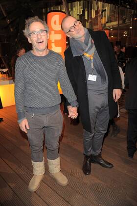 Dani Levy, Peter Lohmeyer Ankunft ARTE Empfang zur Berlinale 2017 in der Akademie Der Kuenste in Berlin am 13.02.2017