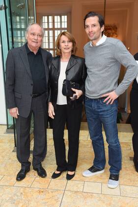 Senta Berger mit Ehemann Michael Verhoeven, Quirin Berg Empfang der bayerischen Filmförderung FFF Bayern in der Bayerische Vertretung in Berlin am 16.02.2017