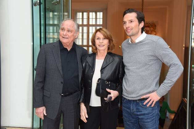 Senta Berger mit Ehemann Michael Verhoeven, Quirin Berg Empfang der bayerischen Filmförderung FFF Bayern in der Bayerische Vertretung in Berlin am 16.02.2017