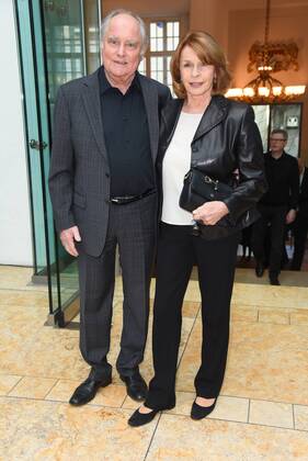 Senta Berger mit Ehemann Michael Verhoeven Empfang der bayerischen Filmförderung FFF Bayern in der Bayerische Vertretung in Berlin am 16.02.2017